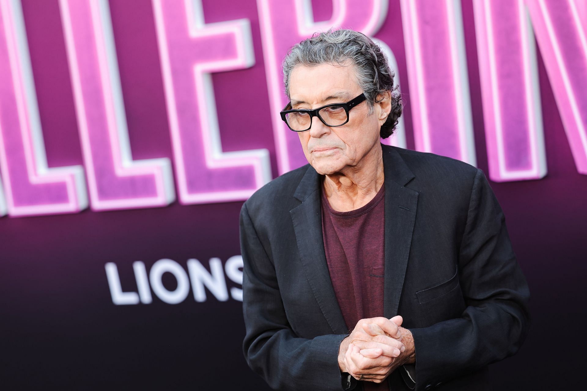 Ian McShane arrives at the world premiere of Ballerina (Photo by Maya Dehlin Spach/WireImage)